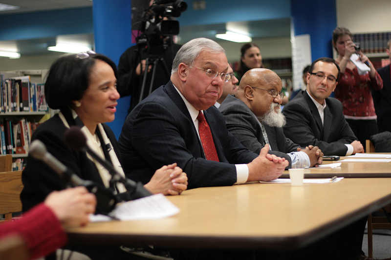 City Officials Listen to Youth-- Superintendent, Mayor, City Councilor and School Committee Member City Officials Listen to Youth-- Superintendent, Mayor, City Councilor and School Committee Member