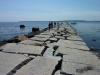 Walkway to Rockland Breakwater Lighthouse