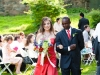 Best Man and Maid of Honor Looking Unfairly Unspoiled by the Heat