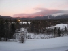 Setting Sun and Mt. Washington