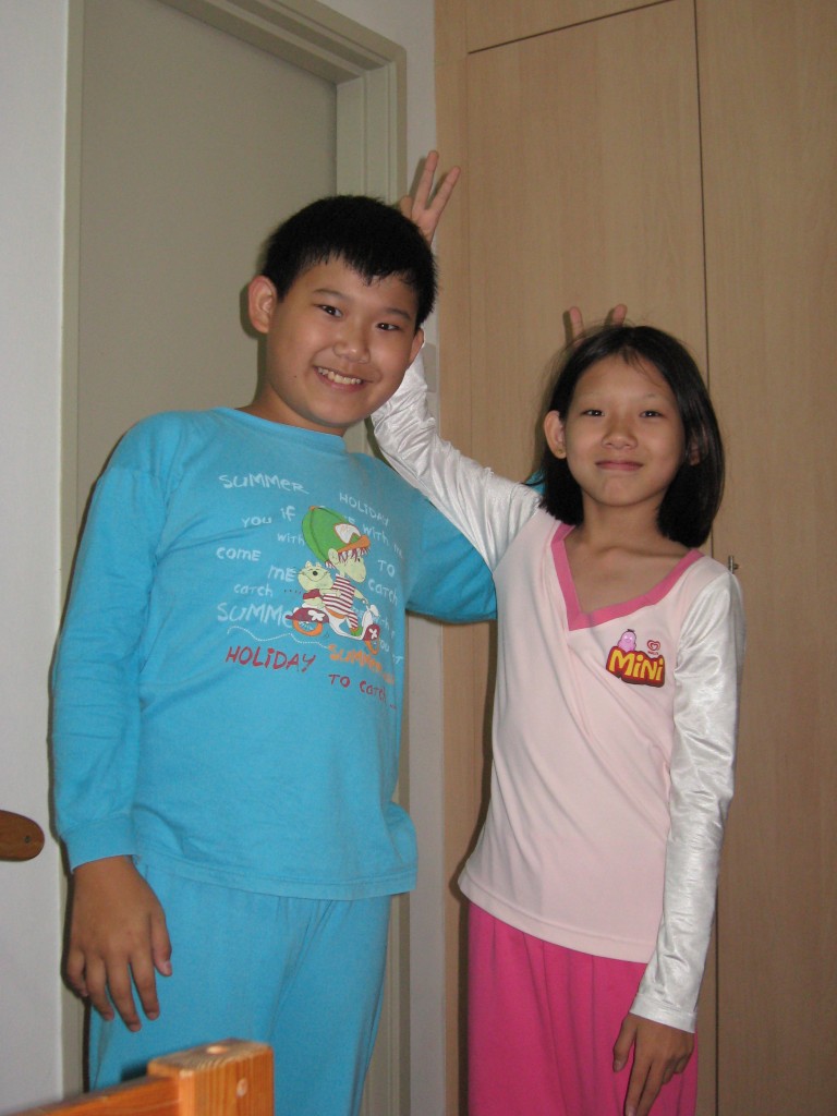 Cousin's kids--K.H. and M.F.