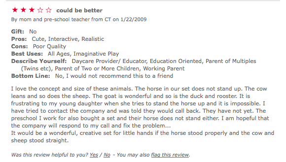Why customer reviews are awesome